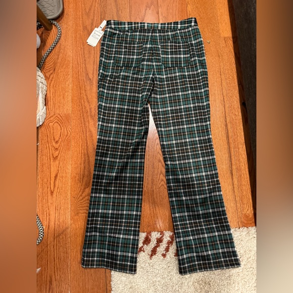 NWT BP Julia Crop Plaid Pants - Green & Black | Size M - Picture 2 of 6